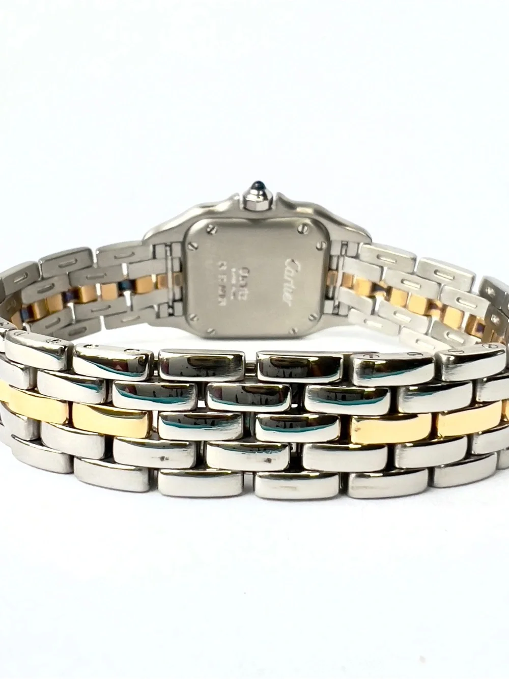 CARTIER PANTHERE Quartz 23mm 1 Row Gold 0.32TCW DIAMOND Watch White Gold